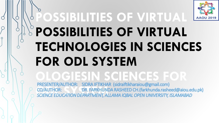 possibilities of virtual possibilities of virtual