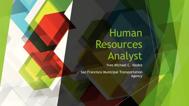 human resources analyst yves michael c valdez