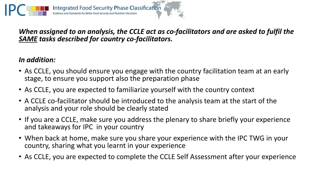 when assigned to an analysis the ccle