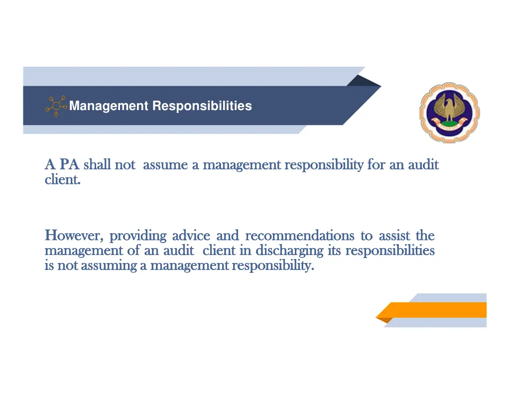 management responsibilities