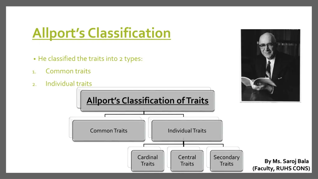 allport s classification