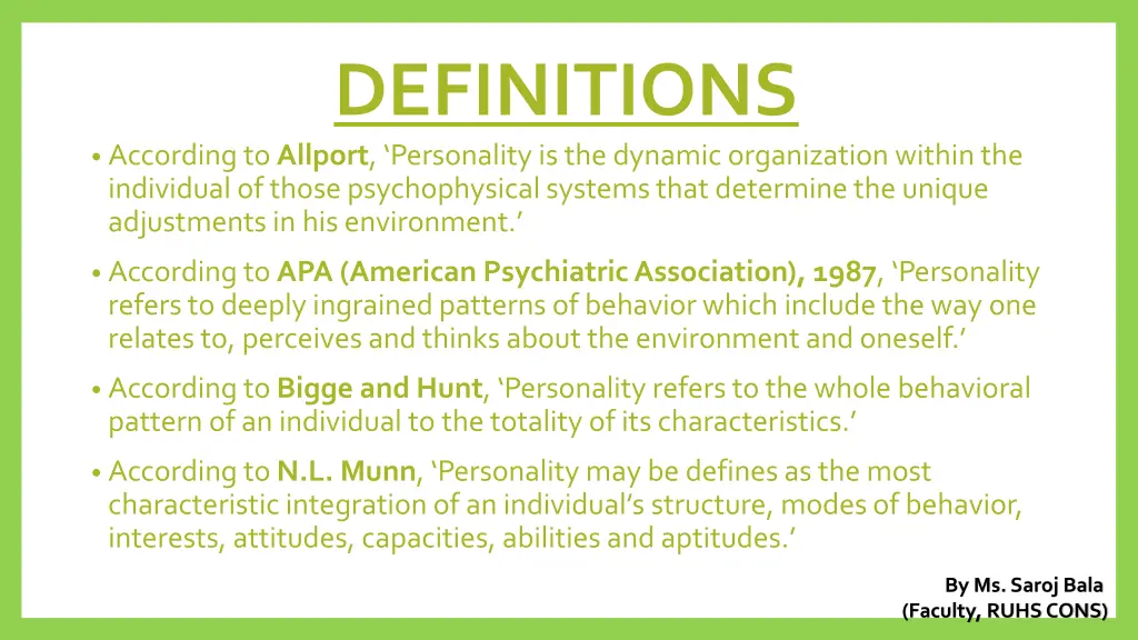 definitions