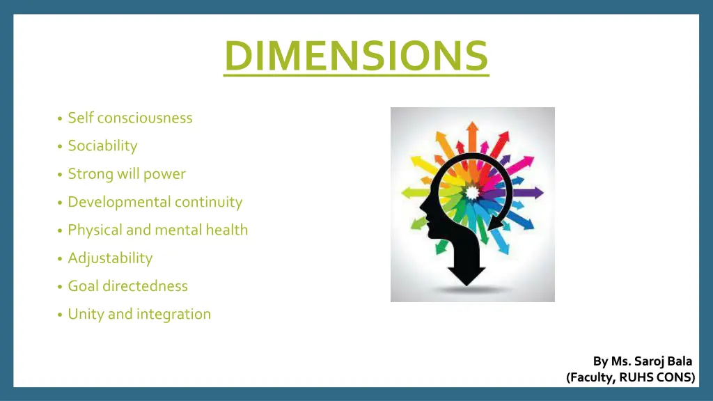 dimensions