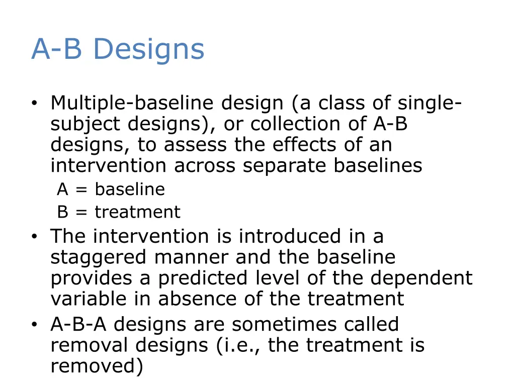 a b designs
