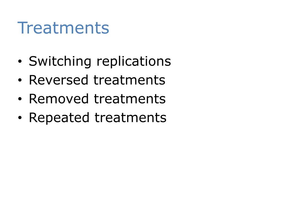 treatments