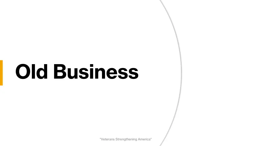 old business