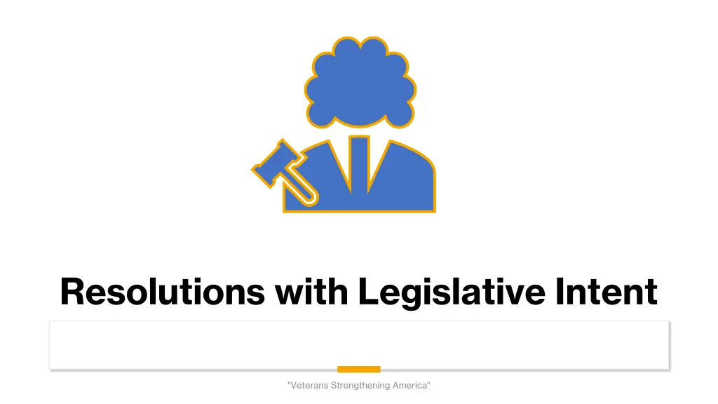 resolutions with legislative intent