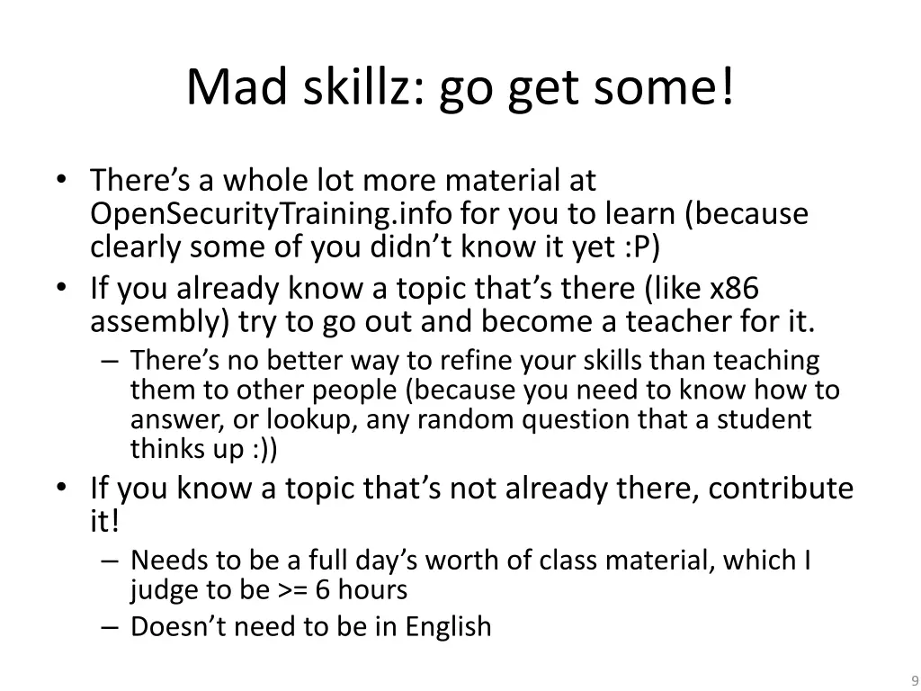 mad skillz go get some