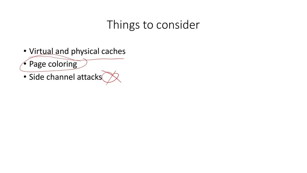 things to consider 1