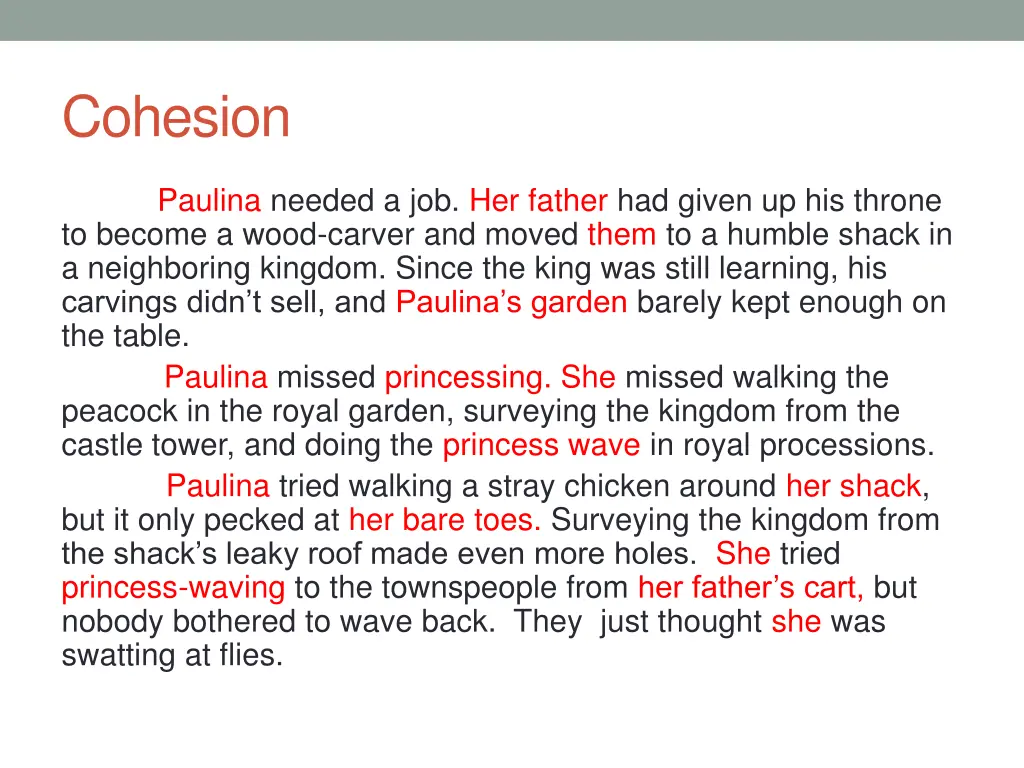 cohesion 1