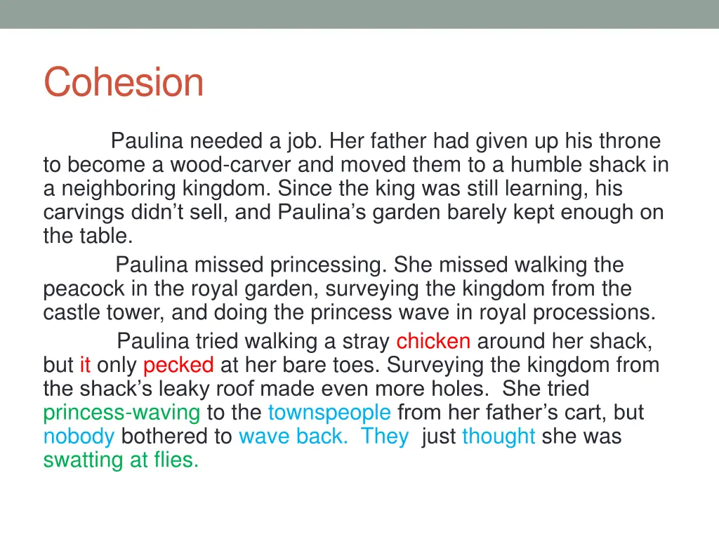 cohesion 6