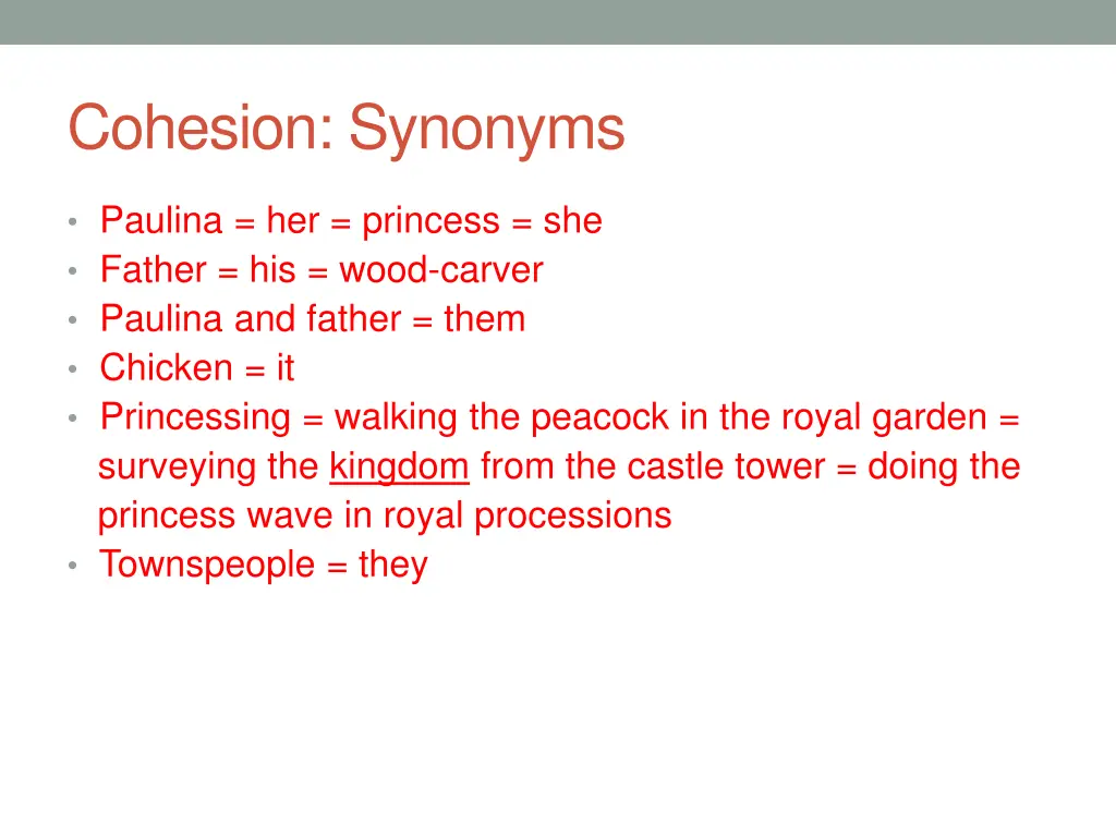 cohesion synonyms