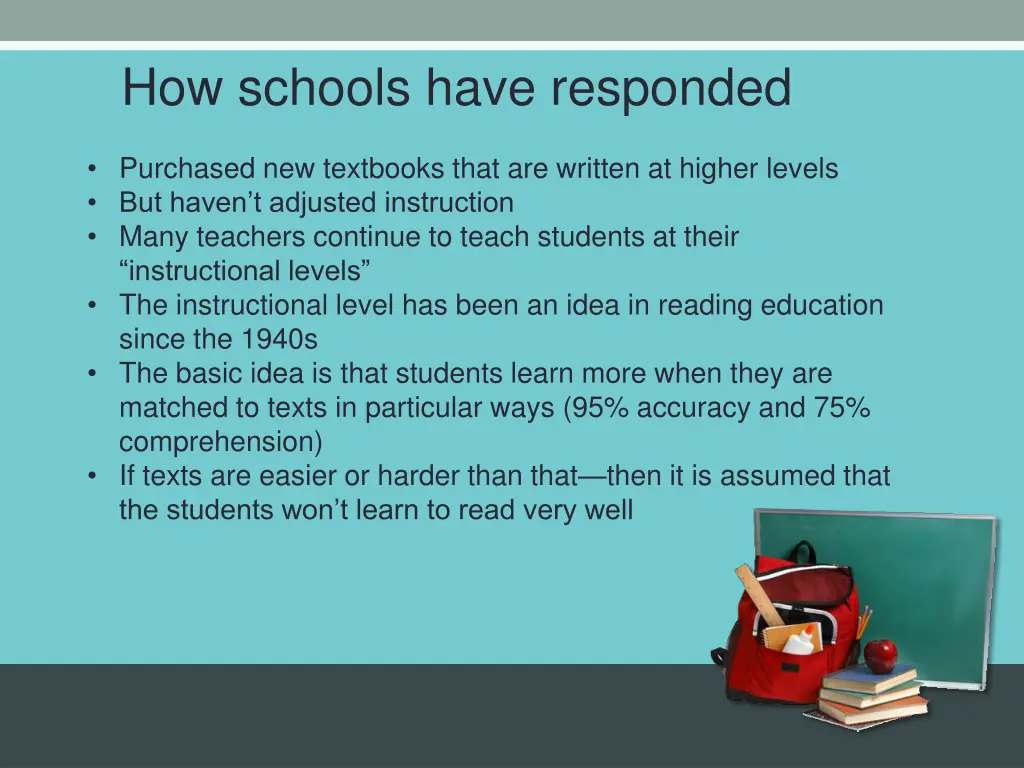 how schools have responded