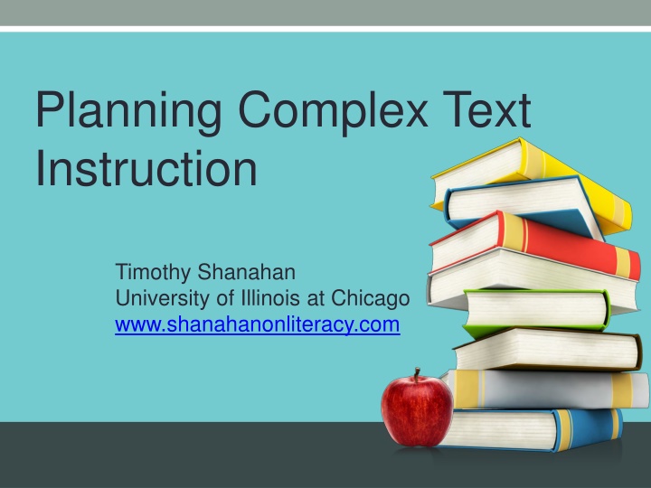 planning complex text instruction