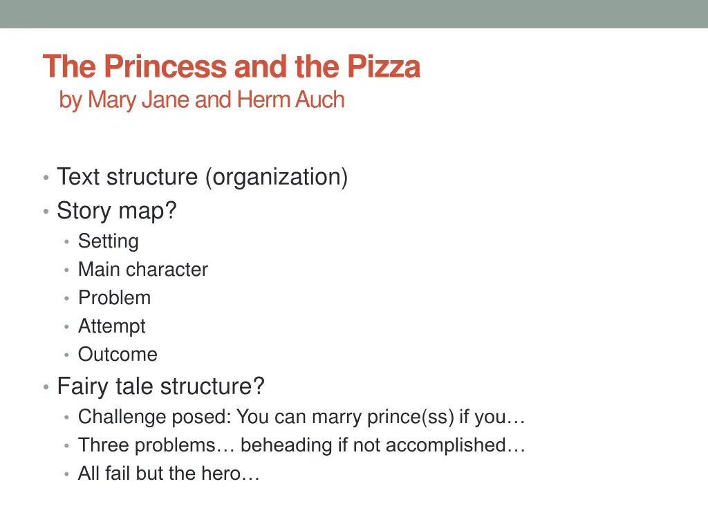 the princess and the pizza by mary jane and herm 1