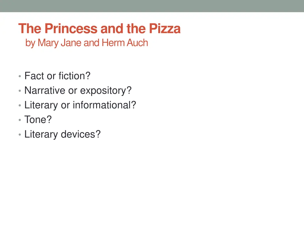 the princess and the pizza by mary jane and herm
