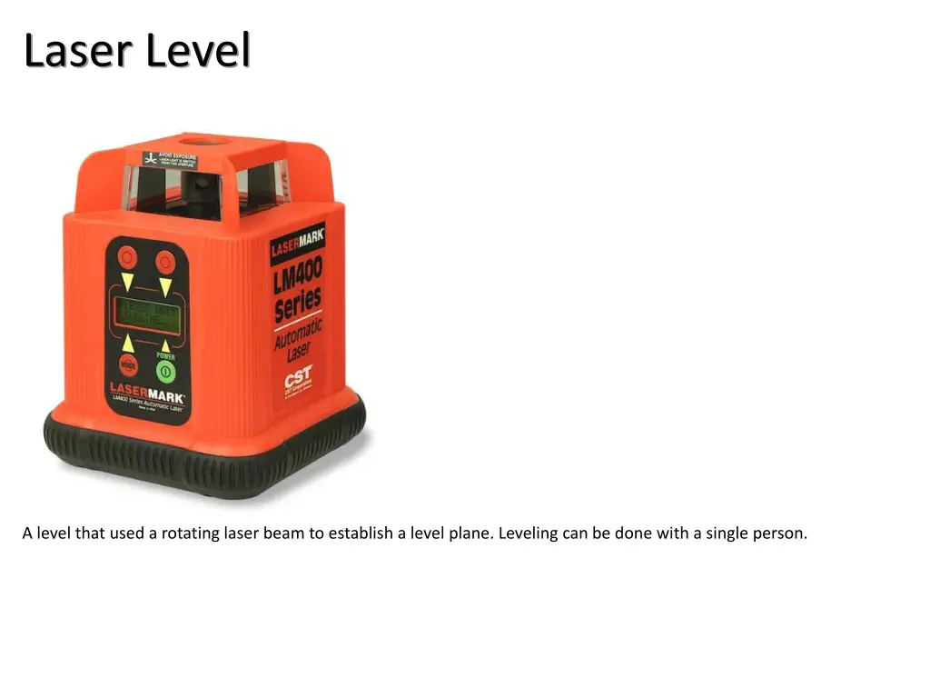 laser level