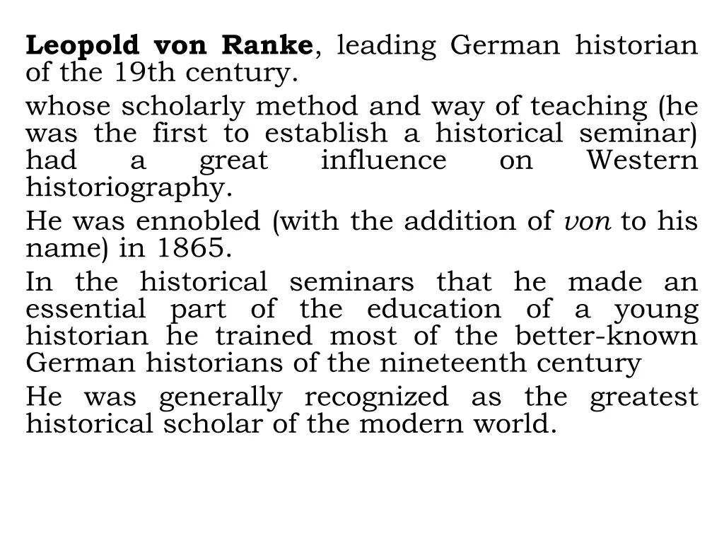 leopold von ranke leading german historian