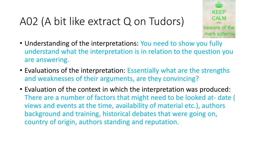 a02 a bit like extract q on tudors
