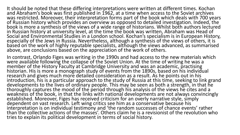 it should be noted that these differing