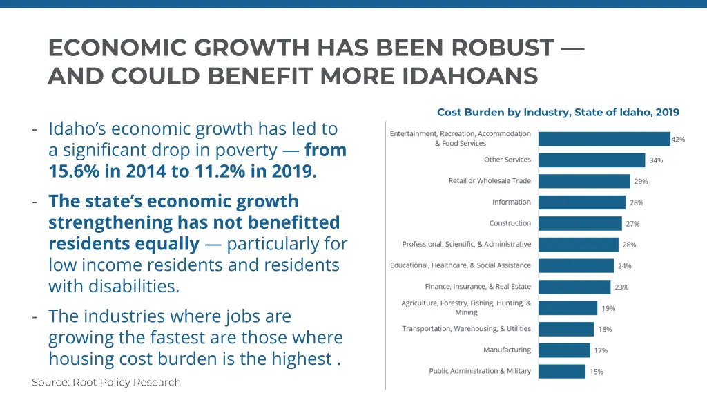 economic growth has been robust and could benefit 1