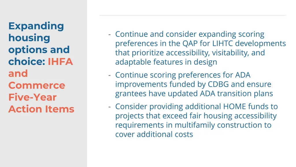 expanding housing options and choice ihfa 1