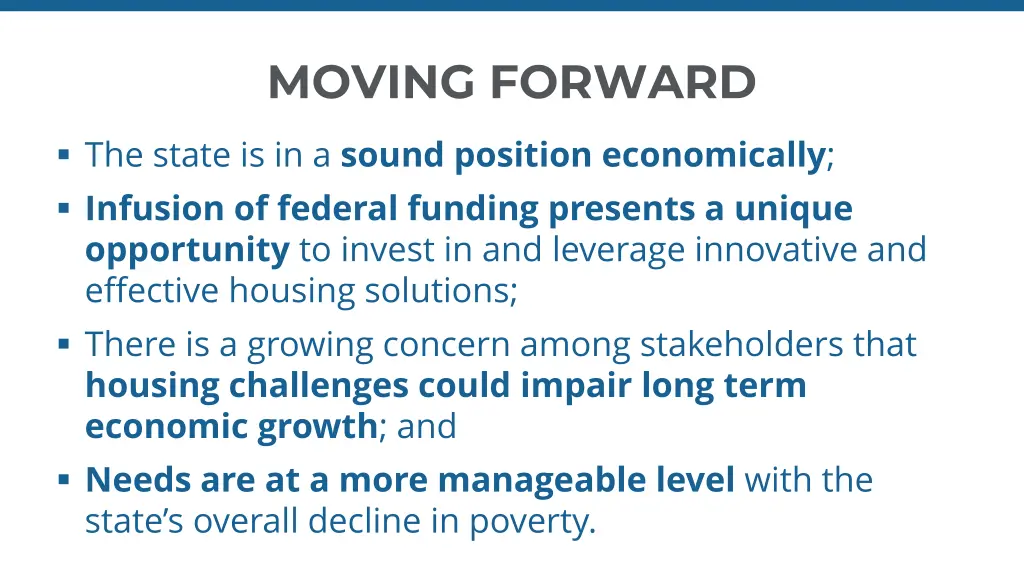 moving forward