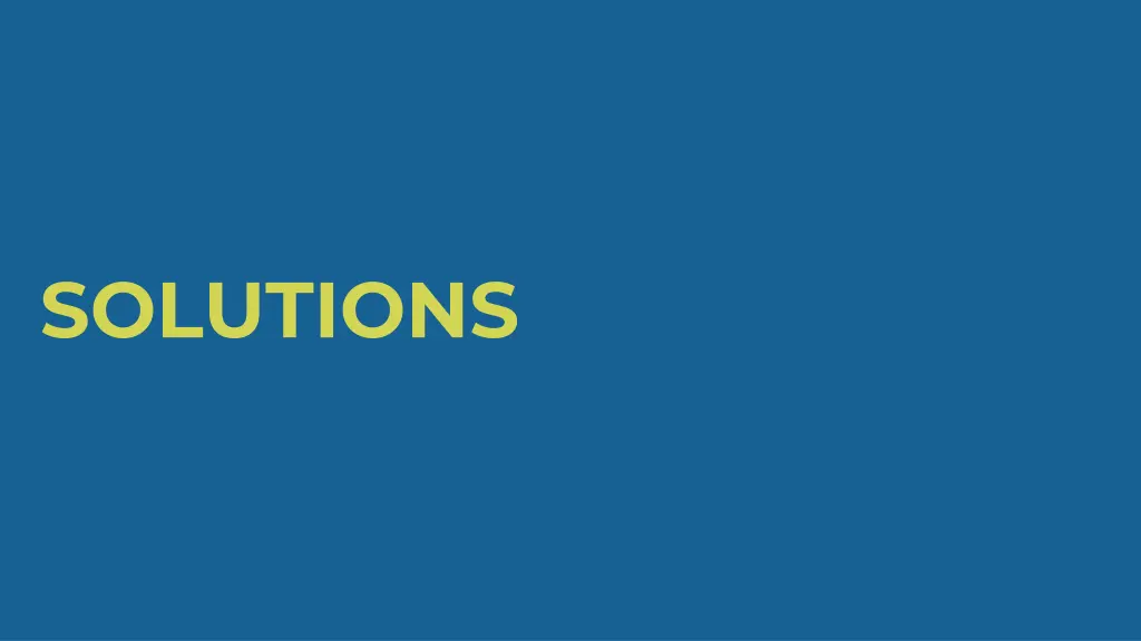 solutions