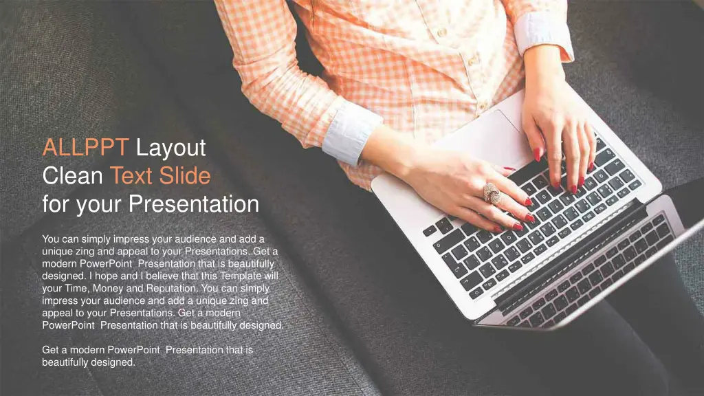 allppt layout clean text slide for your