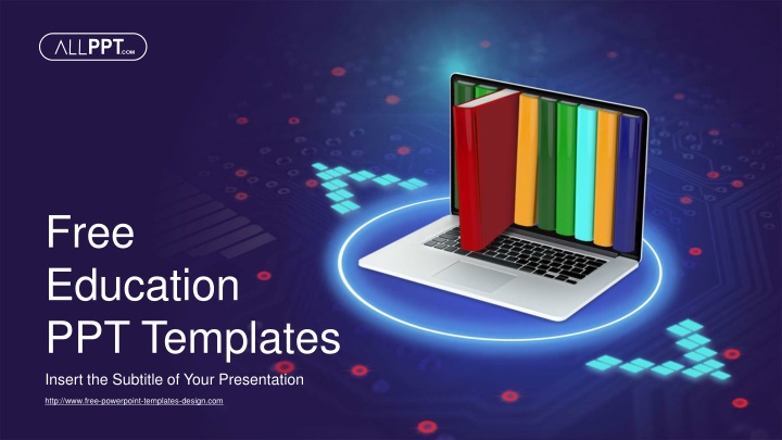 free education ppt templates insert the subtitle