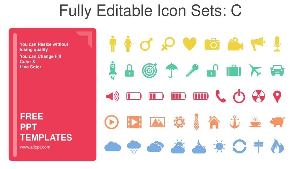 fully editable icon sets c