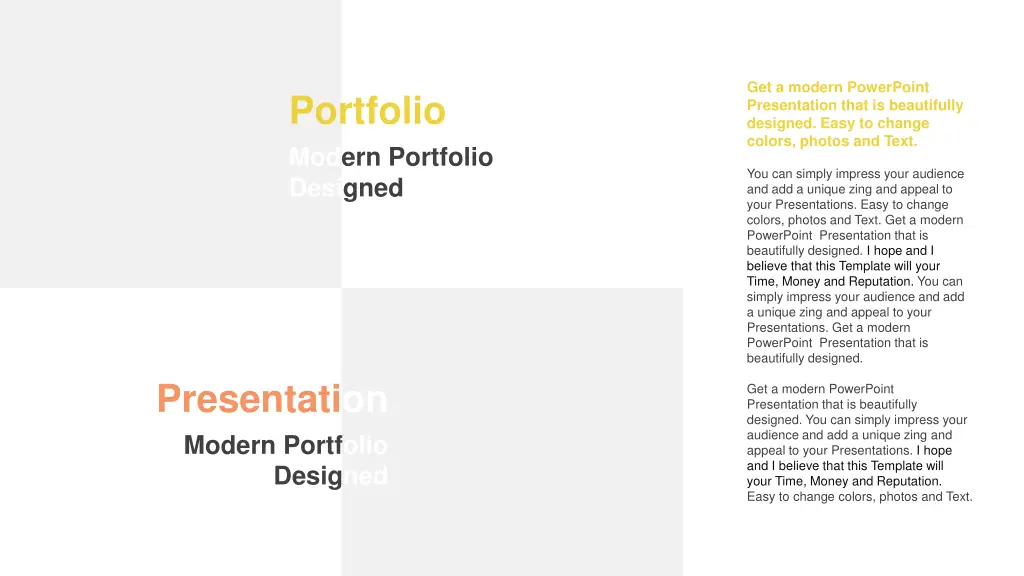 get a modern powerpoint presentation that