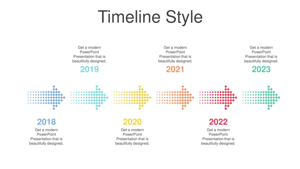 timeline style