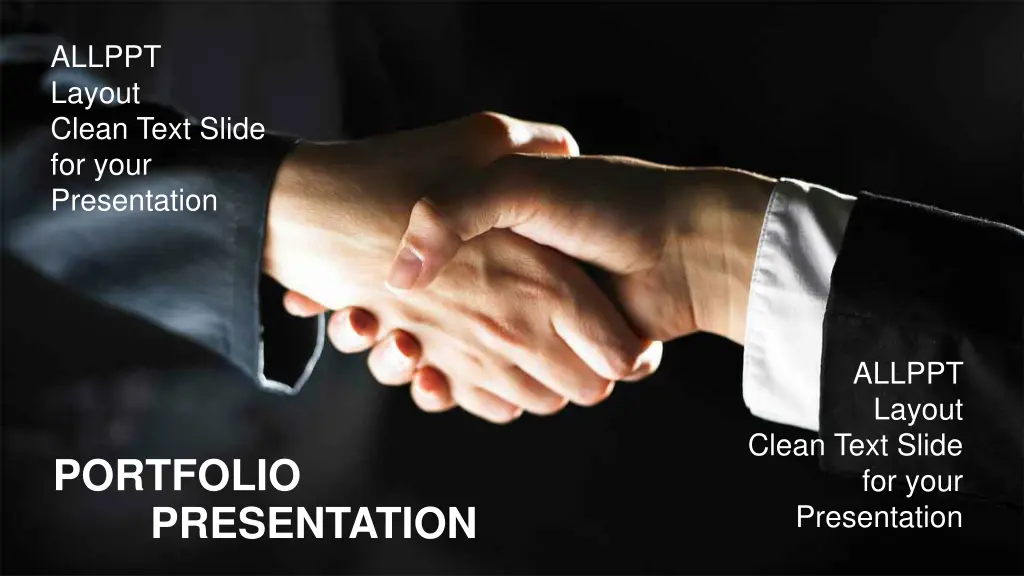 allppt layout clean text slide for your