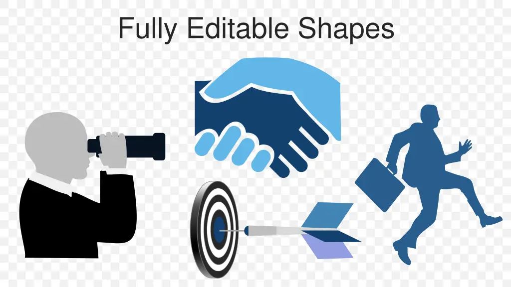 fully editable shapes