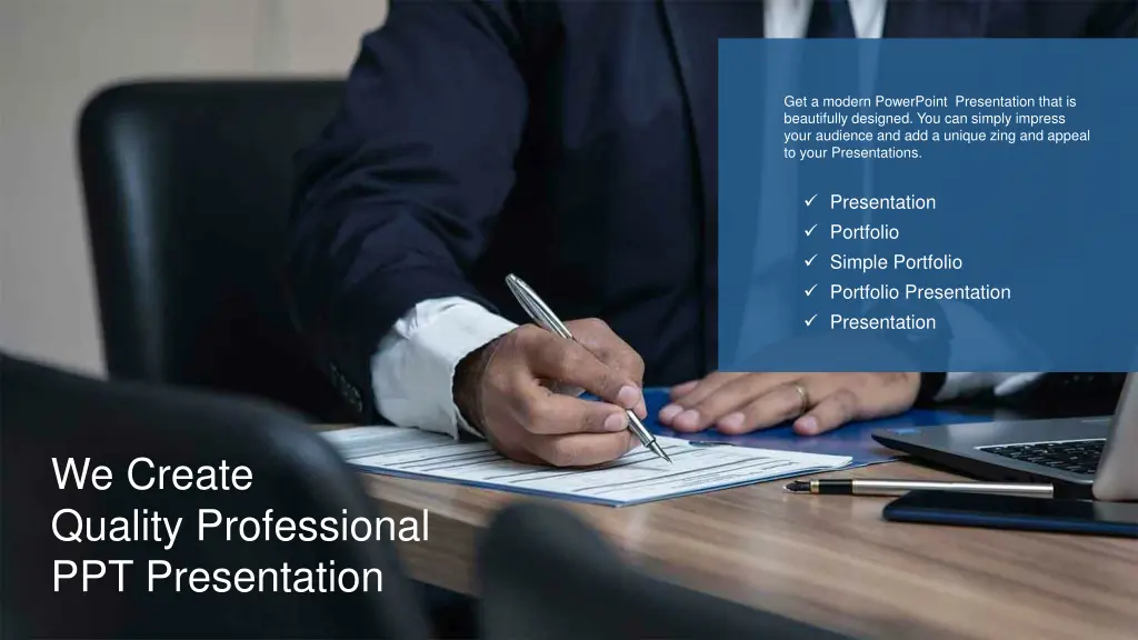 get a modern powerpoint presentation that