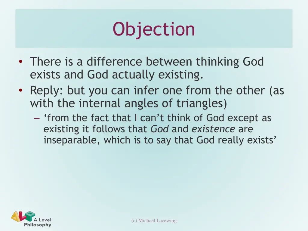 objection