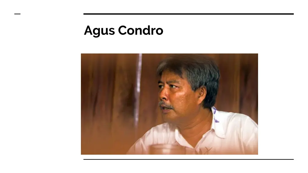 agus condro