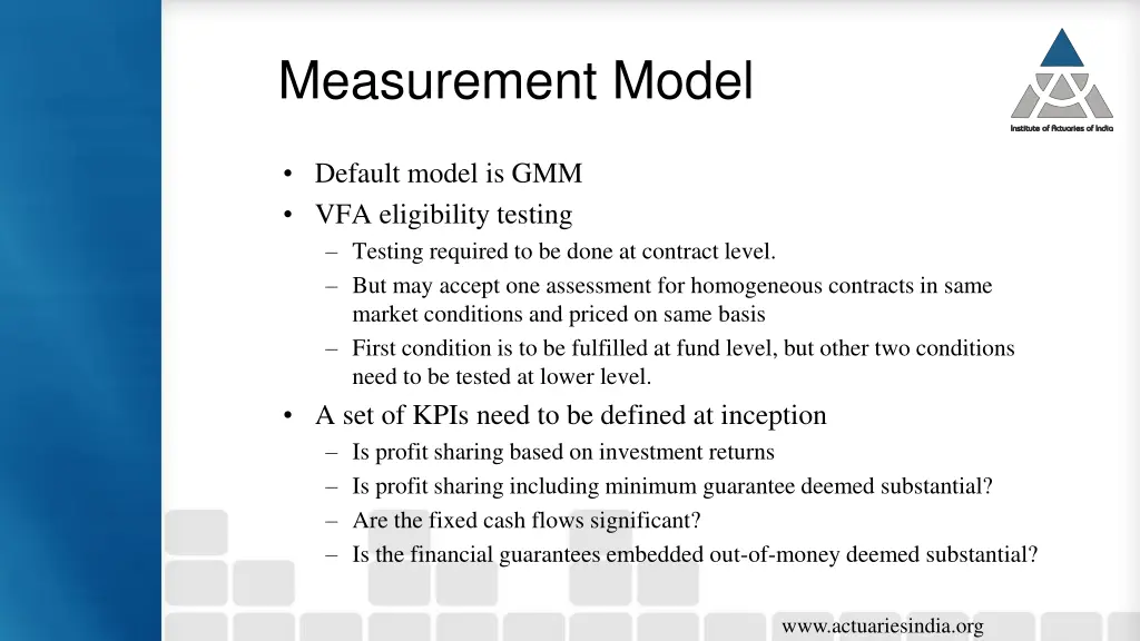 measurement model