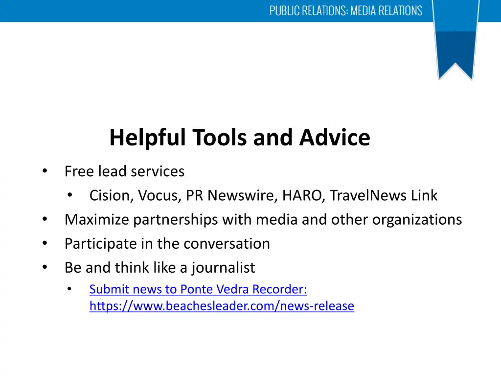 helpful tools and advice