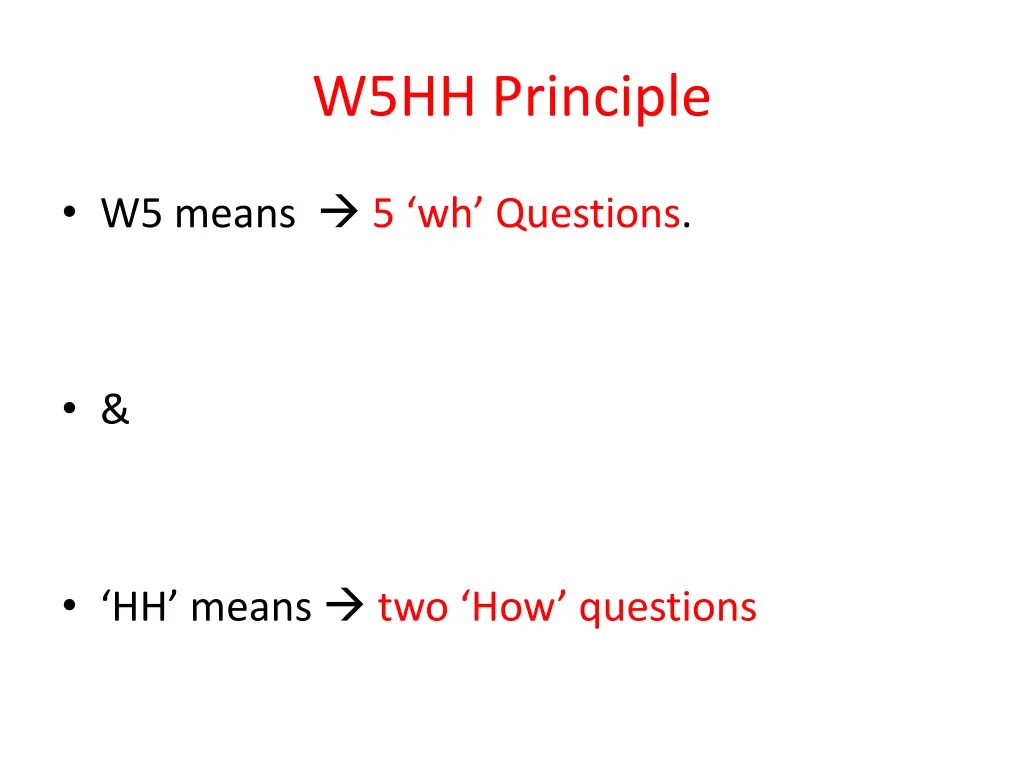 w5hh principle 1