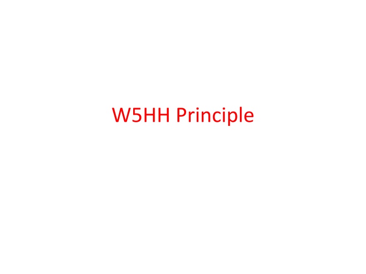 w5hh principle