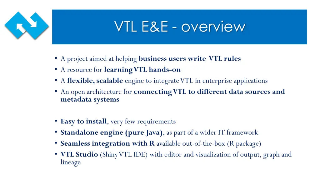 vtl e e overview