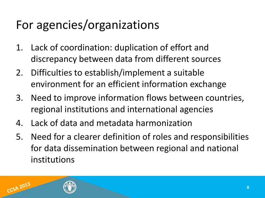 for agencies organizations