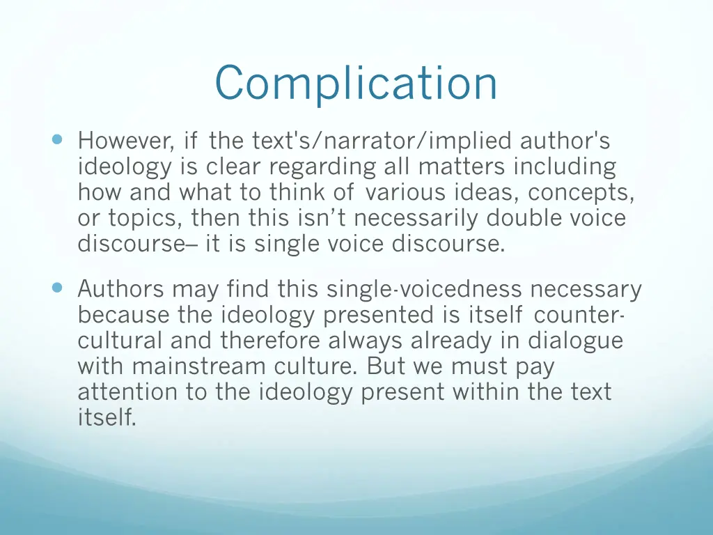 complication