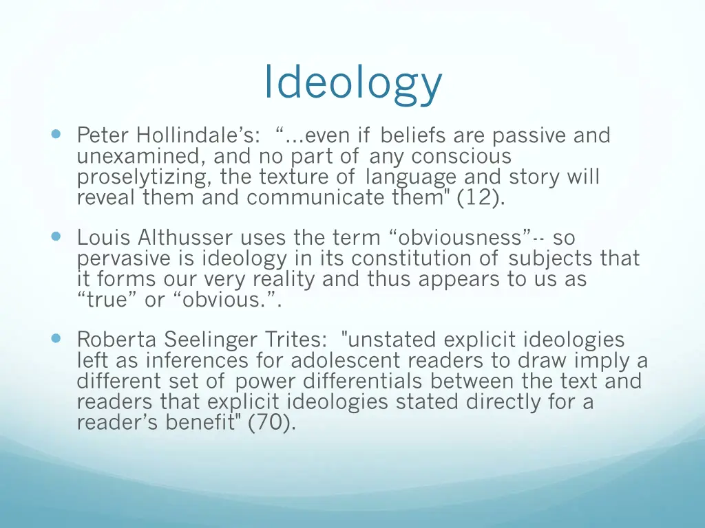 ideology