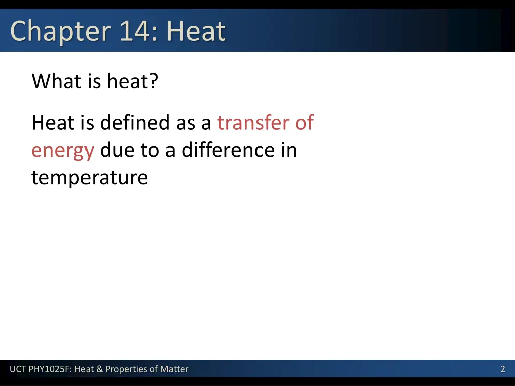 chapter 14 heat