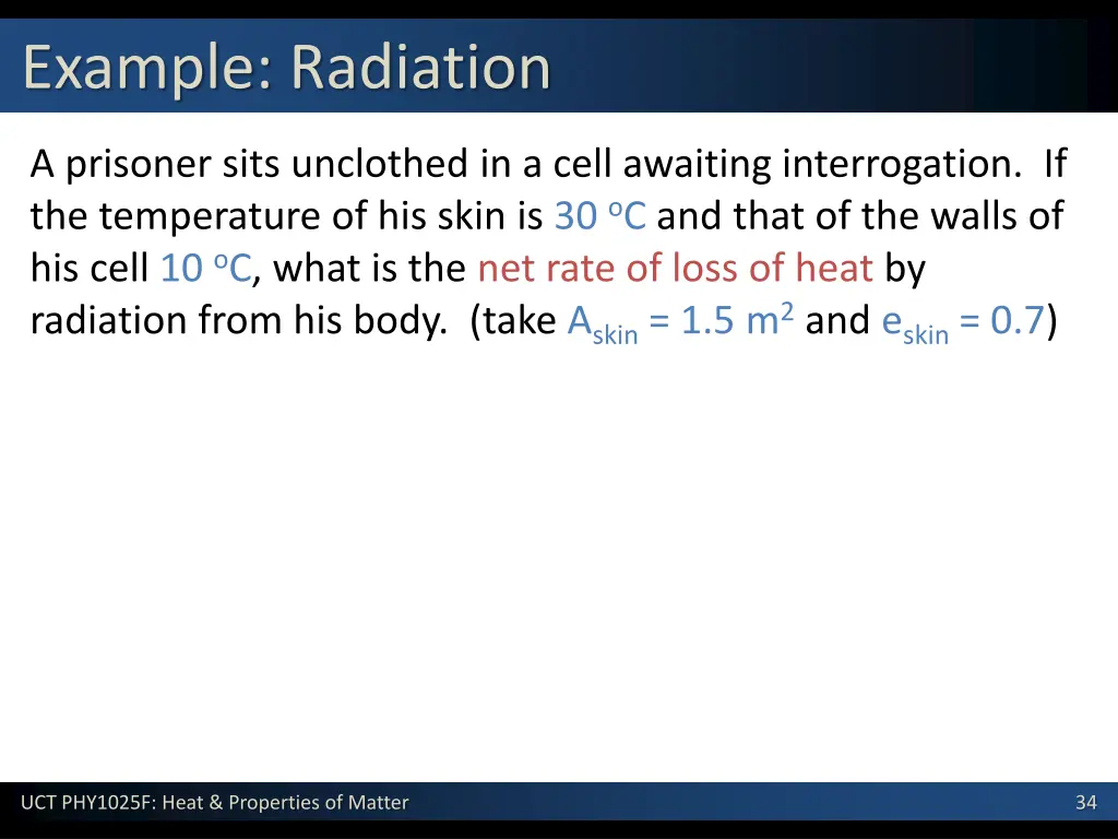 example radiation