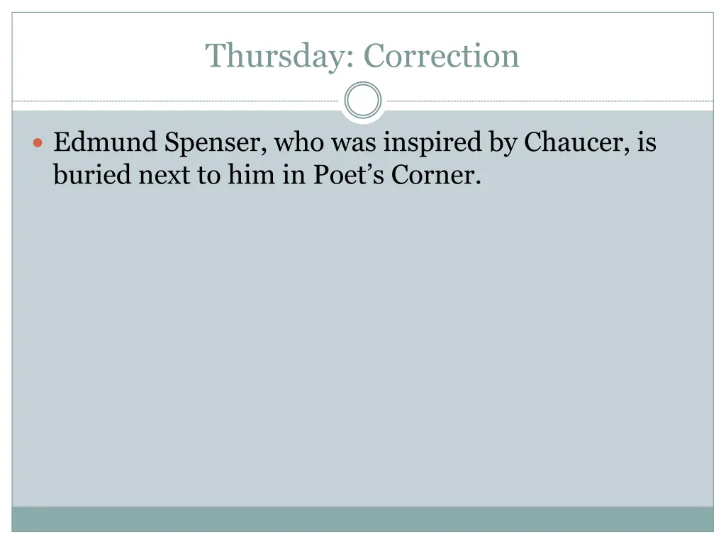 thursday correction 1