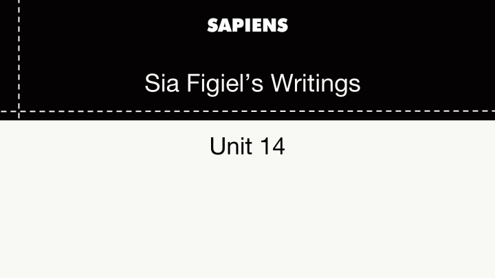 sia figiel s writings